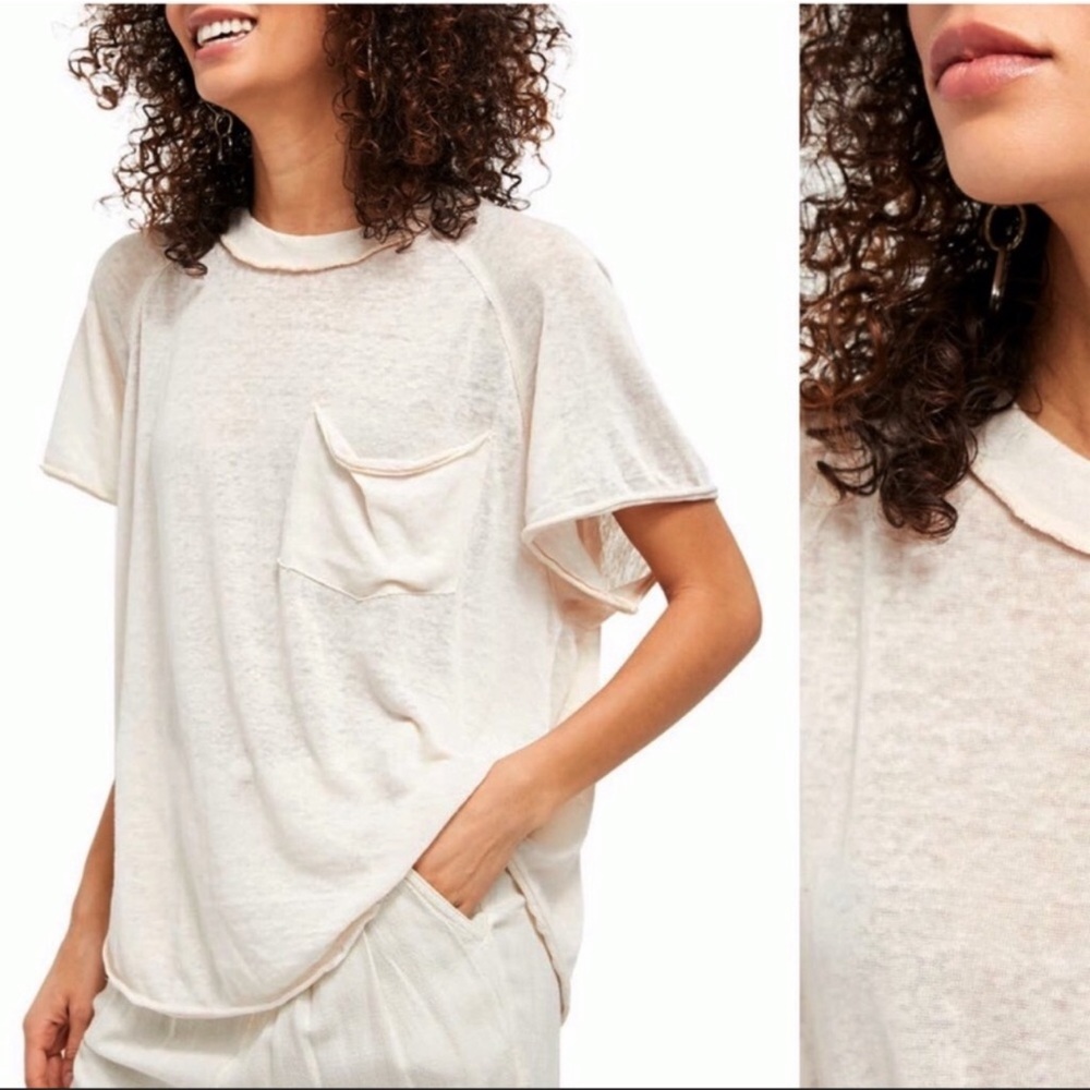 🔥MIDNITE SPECIAL FIRM‼️FREE PEOPLE KYOTO TEE NWT